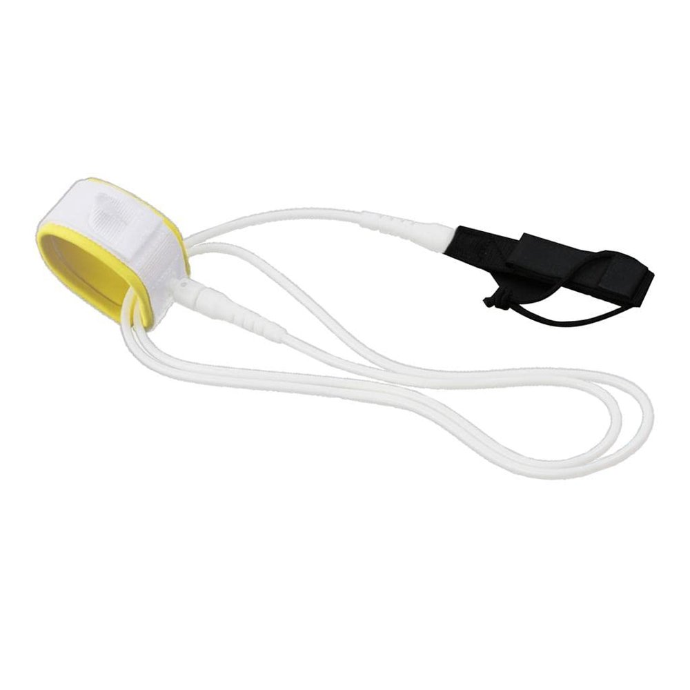 pistro Surfboard Leash Stand UP Paddle Surf Board Leash Leg Rope 6ft 8ft 10ft 12ft - Milk White 8 ft