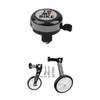 pistro Kids Bike Rear Stabilizer Training Wheel Mounted Kit 16-24inch - Black, Diameter: 10cm view 1