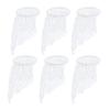pistro 6Pcs/Set Billiard Pool Table Cotton Mesh Net Bags Pockets Accessory - White 2, 72mm view 1