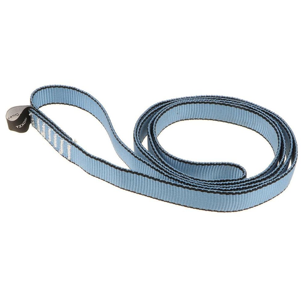 pistro 23KN Climbing Utility Cord Sling Runner, 20mm Webbing Fall Protection Safety Straps for Caving Mountaineering Device, Optional Length - 100cm
