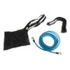 pistro Swiming Training Kit Swim Resistance Belt with Drag Parachute - Black + Blue, as described view 1