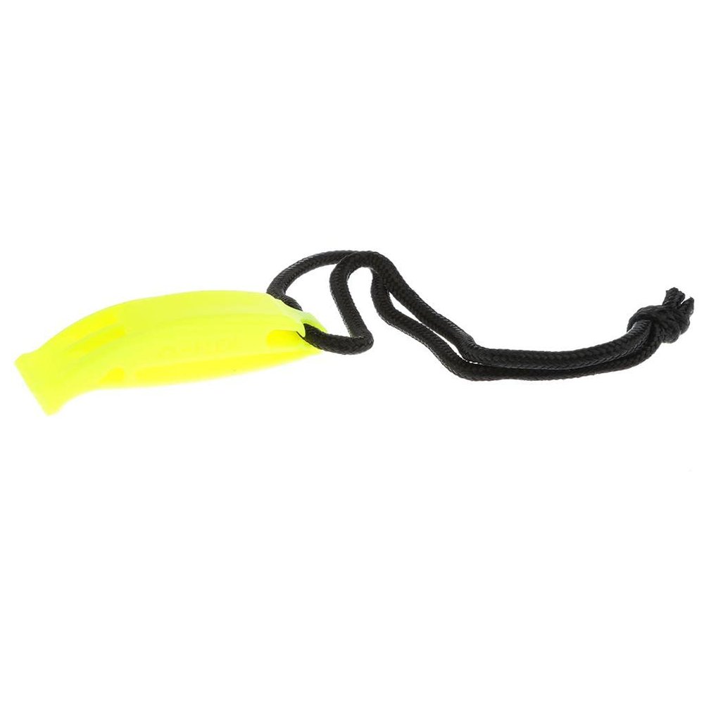 pistro Emergency Whistle Whistle Water Sport Whistle with Hand Strap - Yellow