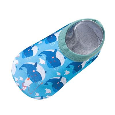 Kids Toddler Water Shoes Kids Aqu Socks Quick Dry Breathable Barefoot Water Socks Non-Slip for Boys (Blue, 4-5 Years)