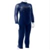 JEATHA Girls Dance Unitard Long Sleeve Skating Jumpsuit One Piece Bodysuit Stretchy Gymnastics Leotard Navy Blue B 16 Years view 3
