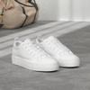 SERNIAL Womens White Platform Sneakers PU Leather Platform Shoes Walking Shoes for Women(White,US9) view 3