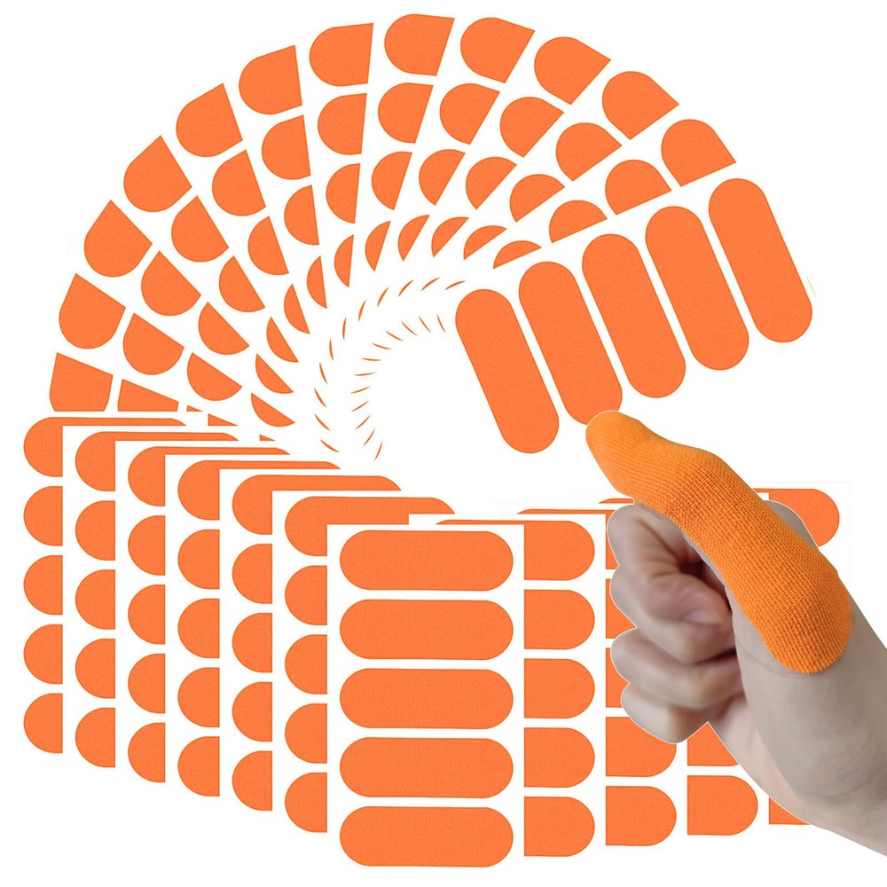 120PCS Bowling Thumb Tape Bowling Finger Tape, Bowling Tape Thumb for Bowlers, Bowling Accessories for Men Women Sport Workout Orange