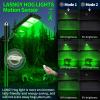 LANGY 2 Pack Hog Lights, Green Light for Night Hunting 16000LM, Solar Green Light for Hunting Hogs Deers, Motion Activated Feeder Lights with Remote and 19" Bracket view 3