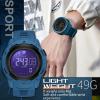 findtime Men's Digital Watch Waterproof Pedometer Watches Sport Watch Step Counter Calorie Military Watch with Stopwatch Alarm LED Backlight Countdown view 4