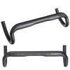 Carbon Road Bike Handlebars Matte Racing Bike Handlebar Drop Bars Handlebars High Strength Lightweight Bicycle Handlebar 31.8 * 380/400/420/440mm Aero Bars,Black,440mm view 1