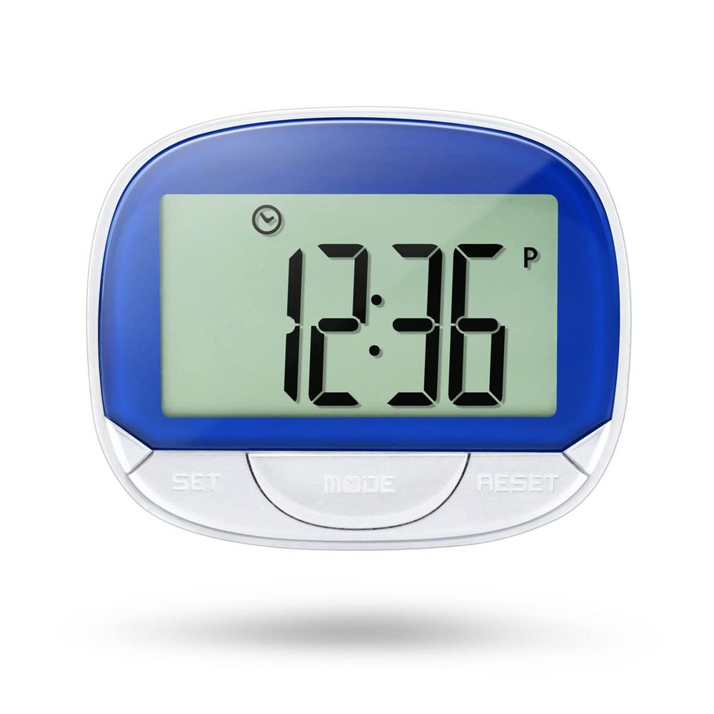 1 Set Pedometer for Walking Large Screen Sports Pedometer Portable Pedometer with Clip for Him