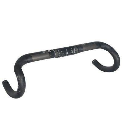 31.8 Road Bike Handlebars High Strength Ultralight Carbon Fiber Handlebars UD Black/Matte/Matting 380/400/420/440mm Drop Handlebars Aero Bars Bike Parts,Matte,380mm