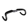 31.8mm Aero Bent Handlebar Ultralight Road Bike Carbon Fiber Handlebars Drop Handlebars UD Matting/Matte 400/420/440mm Bike Parts for Road Bike,Black,440mm view 1
