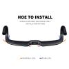 31.8mm Aero Bent Handlebar Ultralight Road Bike Carbon Fiber Handlebars Drop Handlebars UD Matting/Matte 400/420/440mm Bike Parts for Road Bike,Black,440mm view 4