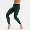 CARGFM Men's Compression Pants Leggings Athletic Running Basketball Tights Cycling Football Gym Workout Base Layer Underwear Deep Green view 4