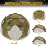 OneTigris Helmet Cover, Tactical Cloth Cover for Fast Hel-met in Size L or M/L, XL or L/XL, Bump Hel-met in Size XL or L/XL - ZKB12 view 3