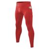 CARGFM Men's Compression Pants Leggings Athletic Running Basketball Tights Cycling Football Gym Workout Base Layer Underwear Red view 1