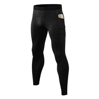 CARGFM Men's Compression Pants Leggings Athletic Running Basketball Tights Cycling Football Gym Workout Base Layer Underwear Black