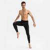 CARGFM Men's Compression Pants Leggings Athletic Running Basketball Tights Cycling Football Gym Workout Base Layer Underwear Black view 4