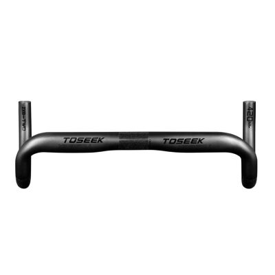 Carbon Fiber Handlebars Ultralight Road Bike Handlebar Racing Bike Handlebar 31.8mm Drop Bars UD Glossy 380mm/400mm/420mm/440mm Aero Bent Bars Handlebar,Black,400mm