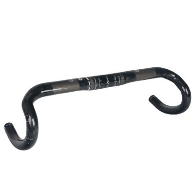 31.8 Road Bike Handlebars High Strength Ultralight Carbon Fiber Handlebars UD Black/Matte/Matting 380/400/420/440mm Drop Handlebars Aero Bars Bike Parts,Matting,400mm