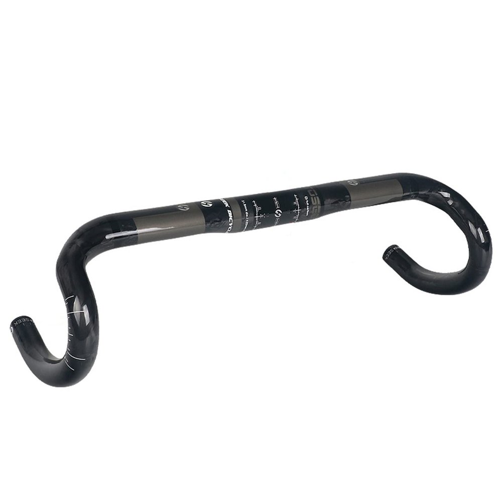 31.8 Road Bike Handlebars High Strength Ultralight Carbon Fiber Handlebars UD Black/Matte/Matting 380/400/420/440mm Drop Handlebars Aero Bars Bike Parts,Matting,400mm