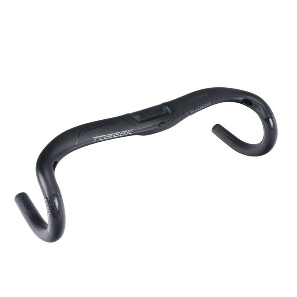 31.8 Carbon Road Bike Aero Handlebars UD Matte Ultra Lightweight 400mm/420mm/440mm Drop Bars Handlebars Racing Bike Handlebar Aero Bars for Road Bike Handlebars,Black,400mm