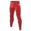 CARGFM Men's Compression Pants Leggings Athletic Running Basketball Tights Cycling Football Gym Workout Base Layer Underwear Red