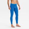 CARGFM Men's Compression Pants Leggings Athletic Running Basketball Tights Cycling Football Gym Workout Base Layer Underwear Blue view 4