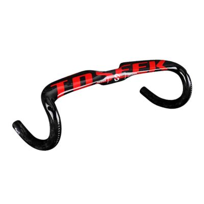 31.8mm Aero Bent Handlebar Ultralight Road Bike Carbon Fiber Handlebars Drop Handlebars UD Matting/Matte 400/420/440mm Bike Parts for Road Bike,Red,440mm