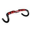 31.8mm Aero Bent Handlebar Ultralight Road Bike Carbon Fiber Handlebars Drop Handlebars UD Matting/Matte 400/420/440mm Bike Parts for Road Bike,Red,440mm view 1
