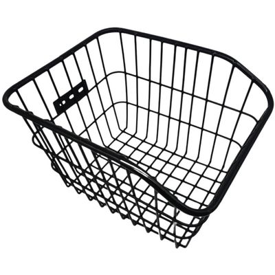 1 Set of Convenient Bike Basket Metal Rear Basket Professional Bike Vegetable Cycling Accessory