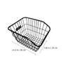 1 Set of Convenient Bike Basket Metal Rear Basket Professional Bike Vegetable Cycling Accessory view 3