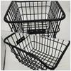 1 Set of Convenient Bike Basket Metal Rear Basket Professional Bike Vegetable Cycling Accessory view 4
