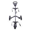 3 Wheel Golf Push Cart w/Foot Brake, Lightweight Foldable/Collapsible Golf Pull Cart w/Scoreboard Storage, Easy to Fold Caddy Cart Pushcart, Open and Close in ONE Second-Free Cup Holder Included view 3