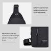 Sling Crossbody Backpack, Water Resistant Shoulder Bag for Men Women, Lightweight Chest Bag for Hiking Biking Travel (black) view 4
