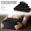 10 Pcs Foam EVA Yoga Blocks Lightweight Non Slip Supportive Yoga Bricks for Pilates Stretching and Meditation, Women Men Yogi Beginners(120g,Black) view 3