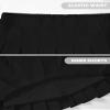 Auranso Girls Pleated Skirt Kids Tennis Elastic Waist Uniform Plaid Skirt Black 13-14Y view 4