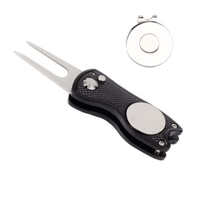 Eshan Golf Divot Tool with Ball Marker Magnetic Hat Clip Golf Court Accessories Gifts for Men Women Golfer