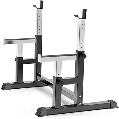 Squat Barbell Free Bench Press Stands Home Gym Pull Up Bar Adjustable Squat Rack Barbell Stand Bodybuilding Gym Weightlifting Heavy Support Weight Bracket for Home Gym Training Work Out Load 300Kg for