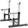 Squat Barbell Free Bench Press Stands Home Gym Pull Up Bar Adjustable Squat Rack Barbell Stand Bodybuilding Gym Weightlifting Heavy Support Weight Bracket for Home Gym Training Work Out Load 300Kg for view 1