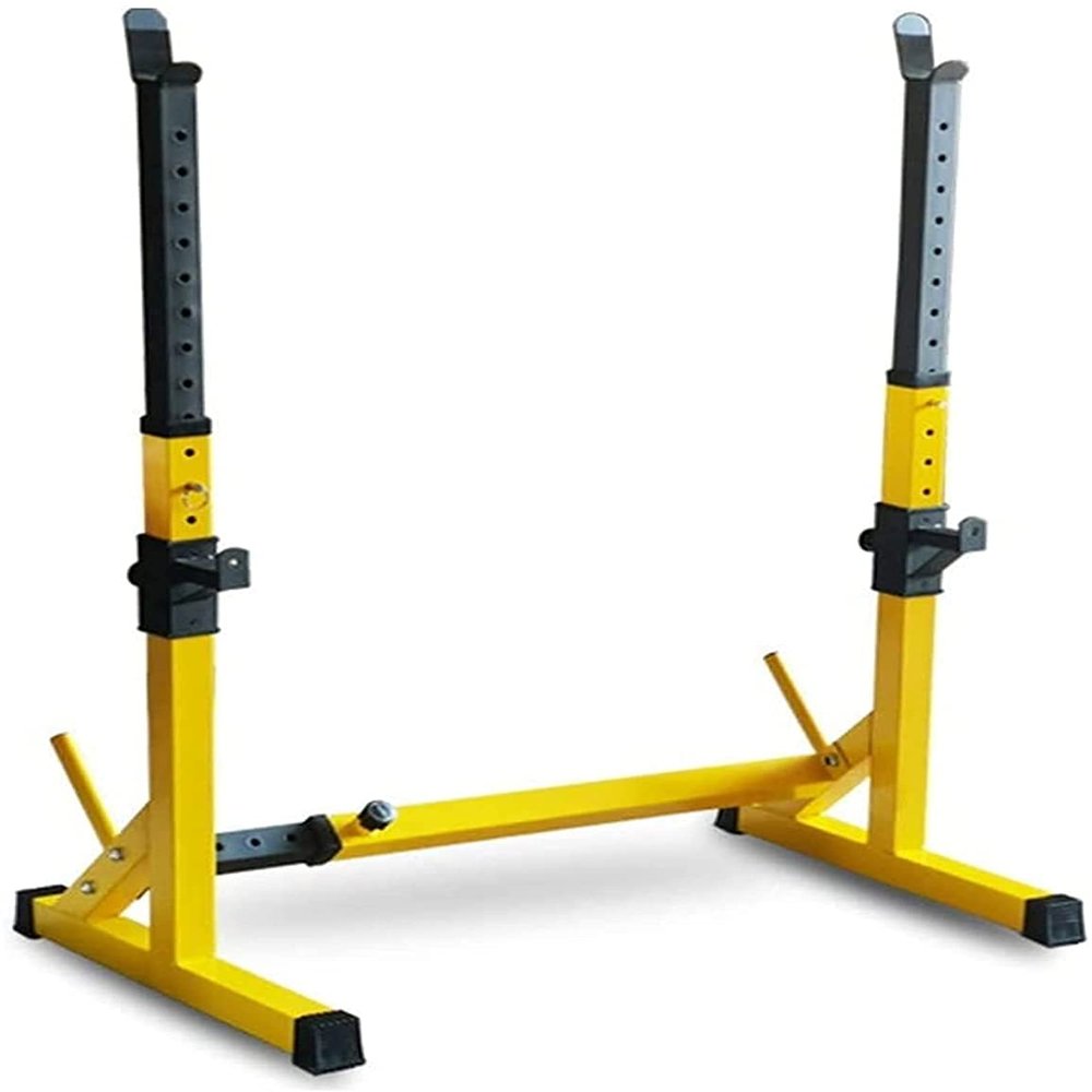 Barbell Rack Squat Stand Bench Press Rack Multi Function Squat Rack Weight Lifting Barbell Rack Adjustable Squat Stand Dipping Station Weight Bench Home Gym Fitness Bench Press Shoulder Press Squat Di