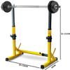 Barbell Rack Squat Stand Bench Press Rack Multi Function Squat Rack Weight Lifting Barbell Rack Adjustable Squat Stand Dipping Station Weight Bench Home Gym Fitness Bench Press Shoulder Press Squat Di view 2