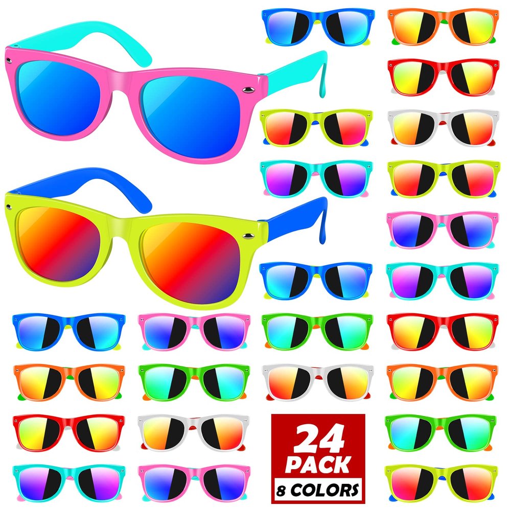 OLIKER Kids Sunglasses Bulk,16Pack Kids Sunglasses with UV400 Protection,Party Favors for Boys Girls Age 3-8