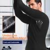 DYUAI Sauna Shirt for Men Sweat Sauna Suits T-shirt Heat Trapping Compression Vest Long Sleeve Body Shaper Workout(WBH6006-01-M) view 4