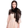 MioCloth Women Mantilla Veil Head Cover Traditional Embroidery Chapel Mantilla Lace Head Covering Wrap Shawl Scarf view 2