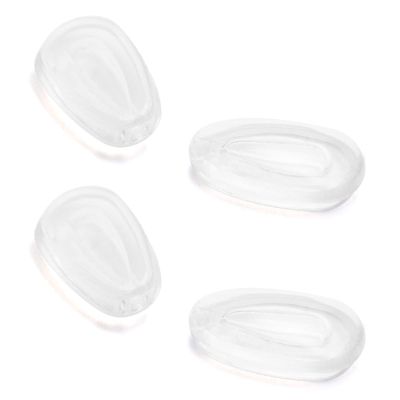 ToughAsNails 2 Pairs Clear Replacement Nose Pads for Oakley Titanium Crosshair Sunglasses