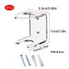 Baseball Bat Holder - 1 Pair Acrylic Baseball Bat Holder | Wall Mounted Display Shelf for Bats, Vertical Ball Display for Home and Office (Transparent) view 3