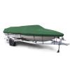 11-13ft Trailerable Boat Cover, 210d Marine Grade Oxford Cloth Heavy Duty Boat Cover,with Storage Bag, for Outdoor Protection in Winterfor Large Ships,Green,11~13ft view 1
