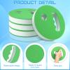 Hungdao 4 Pcs Water Exercise Discs Water Weights for Pool Exercise Set EVA Foam Aerobic Equipment for Adults Hand Held Pool Resistance for Swimming Beginners Arthritis(White and Green) view 3