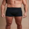 Cottonique Hypoallergenic Rib Elasticized Boxer Brief with Fly for Men with Skin Allergies and Sensitive Skin view 2